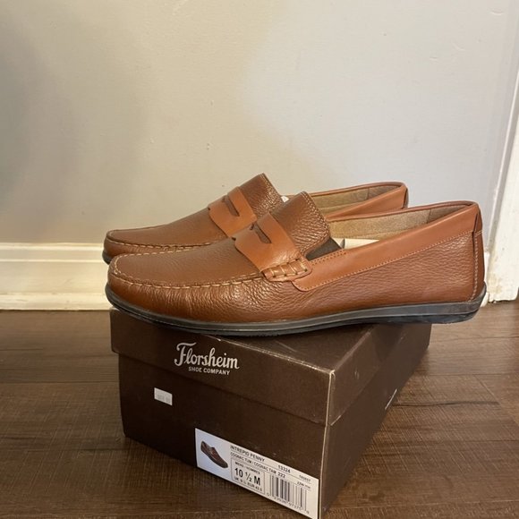 Florsheim Intrepid Penny Cognac Men's Shoes - Picture 4 of 5